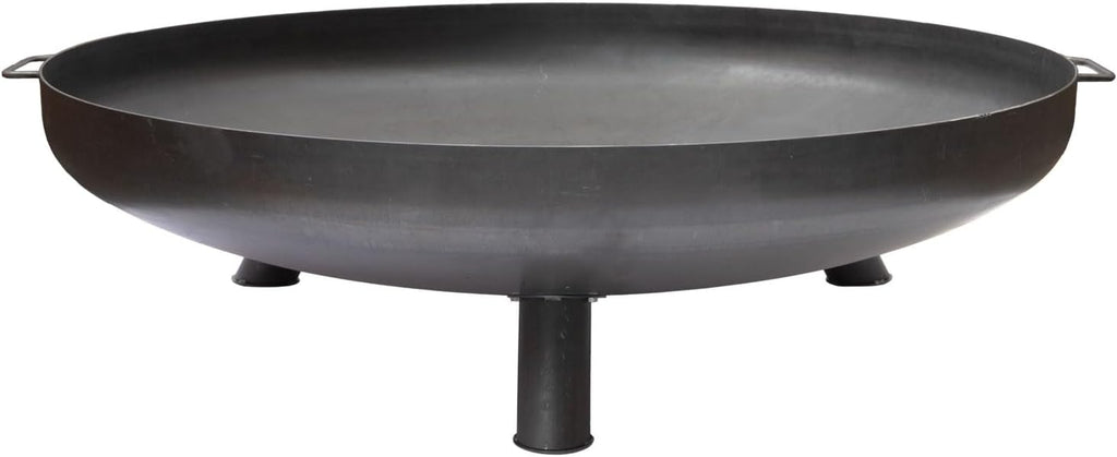 Brasero Grillfürst de acero de Ø 120 cm - brasero para jardín o terraza, sólido, duradero y resistente al calor, para hogueras o como zona de cocción, diámetro 120 cm