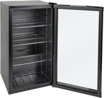 Mininevera profesional METRO GPC1088, 88 L, 1,052 kWh/24h, 3 estantes de rejilla de acero inoxidable, negro