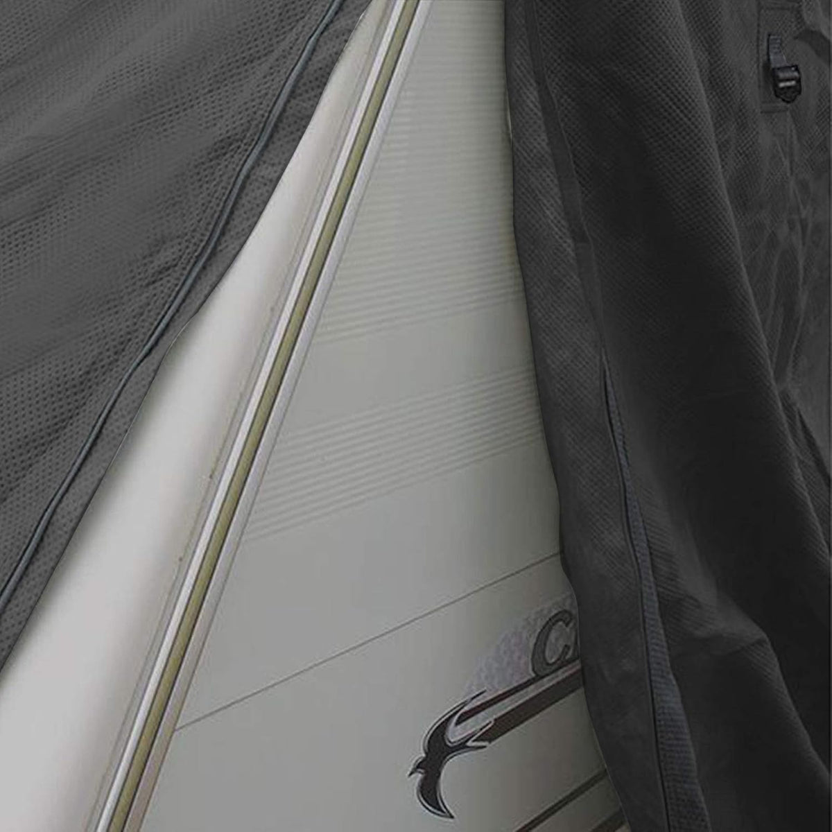 Funda protectora para caravana | 427-518-250 cm (M) | 4 capas | 160 g/m²