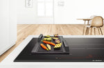 Bosch HEZ390522 Accesorio para placas de cocción, plancha grill, ideal para asar carne y verduras como en una parrilla, fabricado en Alemania