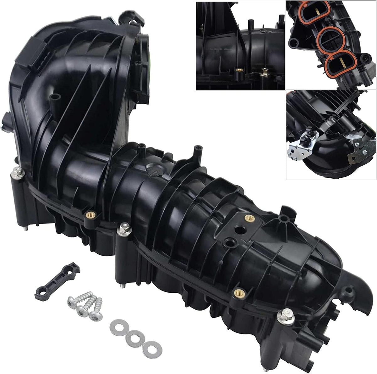 Colector de admisión Bisenya sin actuador compatible con E81 E87 E88 E82 E90 E91 E92 E93 E60 E61 X1 E84 X3 E83 N47#11618507239 11614728712