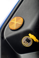 VELECO Scooter eléctrico para personas mayores con batería de iones de litio de 4 ruedas y 1000 W FASTER (AZUL)