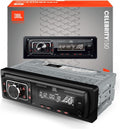 Autorradio Bluetooth para coche JBL Celebrity 150 de Harman Kardon, Radio 1 DIN, 4x50W, transmisión Bluetooth, kit manos libres para coche, panel frontal extraíble, AM/FM, USB, SD, AUX, 2 salidas RCA para amplificador