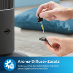 Ventilador de torre oscilante PHILIPS Serie 5000, 105 cm, mando a distancia, temporizador, 3 velocidades, 3 modos, 40 W, flujo de aire potente y silencioso, apto como difusor de aromas, gris (CX5535/11)
