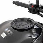 GIVI Bolsa sobredepósito XS306Y Tanklock negra 25 L + soporte compatible con Kawasaki Versys 1000 / SE 2019 2020 2021 2022 2023 2024 Mototopgun XS306Y + BF29