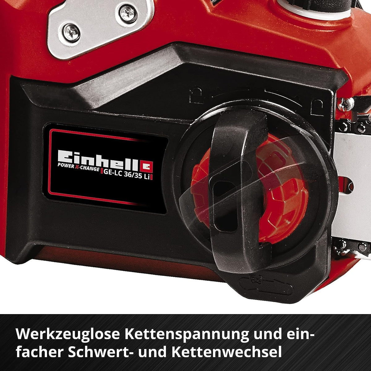 Einhell Professional Akku-Kettensäge GP-LC 36/35 Li-Solo Power X-Change (Li-Ion, 36 V, 33 cm Schnittlänge, 15 m/s Schnittgeschwindigkeit, bürstenloser Elektromotor, ohne Akku & Ladegerät)