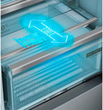 Refrigerador French Door Siemens KF96NAXEA iQ500, 183 x 91 cm, 405 L refrigeración + 200 L congelación, hyperFresh frescura prolongada, noFrost nunca más tendrá que descongelar, superCooling enfriamiento más rápido, acero inoxidable negro