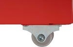 Mendler Cajonera Boston T851AM, archivador de acero, 110x28x41cm 8 cajones - rojo