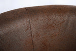 Sillón tipo cóctel de diseño genérico, marrón antiguo, butaca, sillón club, sillón lounge, mueble club, silla de oficina, mobiliario para consultorio, aspecto de cuero, ¡¡Nuevo!!