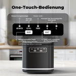 Eiswürfelmaschine, Acmeenjoy Eiswürfelbereiter Ice Maker 9 Eiswürfel in 6-8 Minuten, 12 KG in 24 H, Selbstreinigende Eiswürfelmaschine Kleine für Küche, Büro, Bar und Party