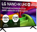 LG 43UA73006LA - TV 43", UHD 4K, WebOS 25, IA Ultimate, HDR10 Pro, Super Escalado, Dolby Digital Plus, Google Assistant, Negro