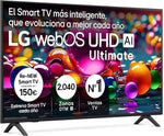 LG 43UA73006LA - TV 43", UHD 4K, WebOS 25, IA Ultimate, HDR10 Pro, Super Escalado, Dolby Digital Plus, Google Assistant, Negro