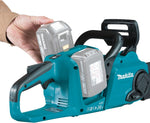 Motosierra a batería Makita DUC353, longitud de espada de 350 mm, funcionamiento a batería