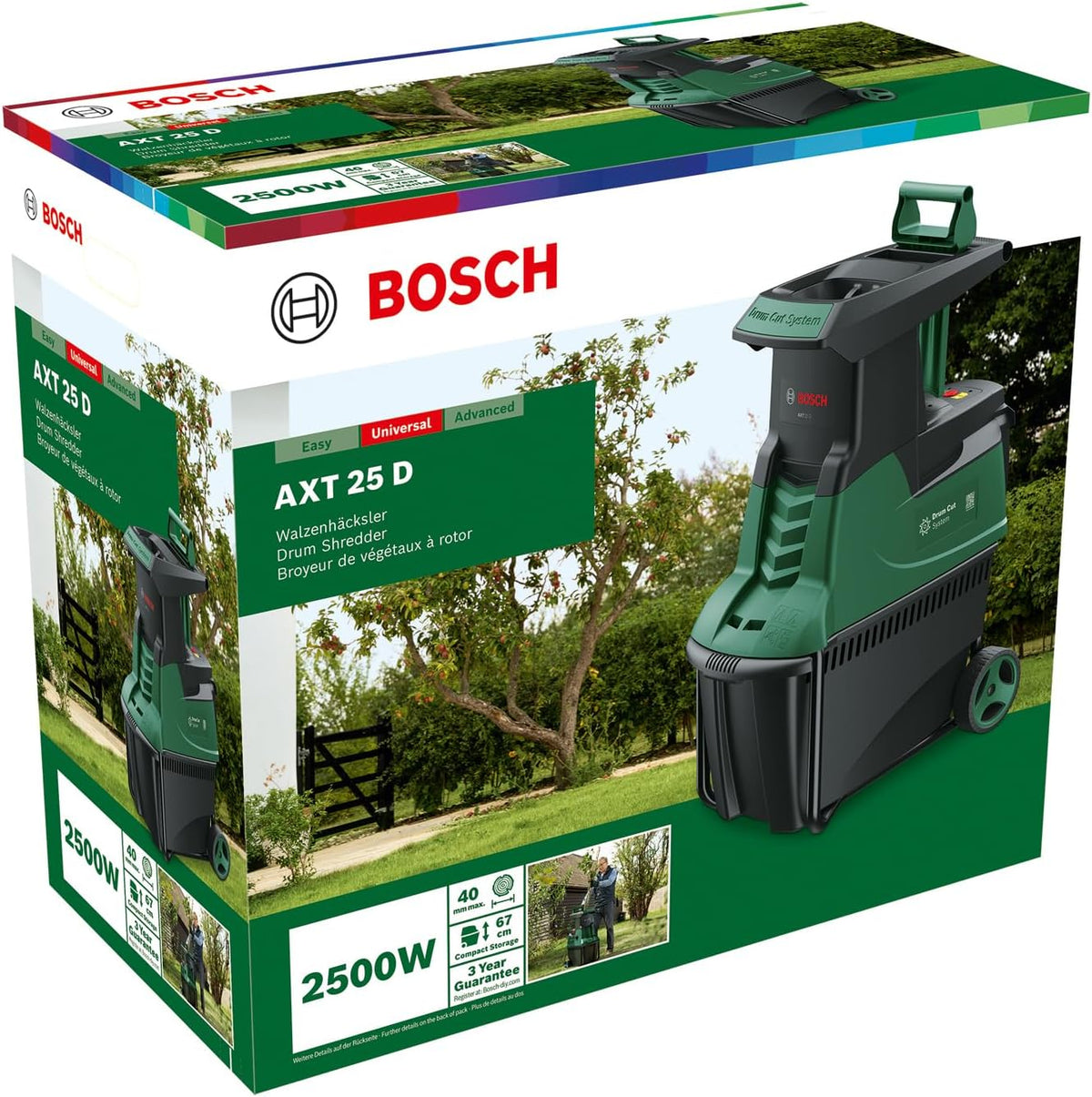 Bosch Leisehäcksler AXT 25 D