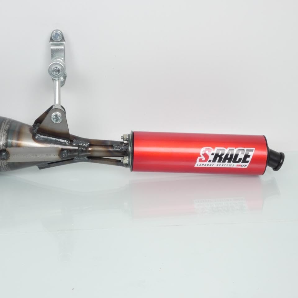 Tubo de escape MVT compatible con ciclomotor Peugeot 50 103 RCX 1994 a 2003 MVT S Race SP2 / 63328