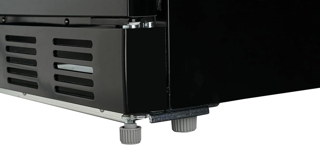METRO Professional Refrigerador de bebidas GSC4280B, metal/vidrio, 280 L, refrigeración ventilada, 210 W, con cerradura, negro