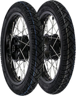 Set: 2 ruedas completas llanta de aluminio 1,6x16", buje - anodizado negro + acero inoxidable