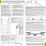 CHROMEMASTER | Compatibles con Citroën Berlingo Corta 2008-2018 | Barras de Techo | Diseñadas para el montaje de barras de techo, cofres de techo o portabicicletas | Estructura de aluminio