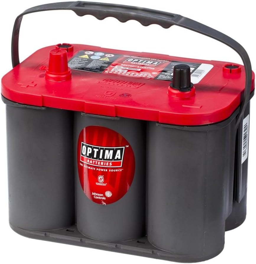 Batería de arranque de celda en espiral Optima 8022500008882, 31,5 cm x 22,5 cm x 22,5 cm, 12 V