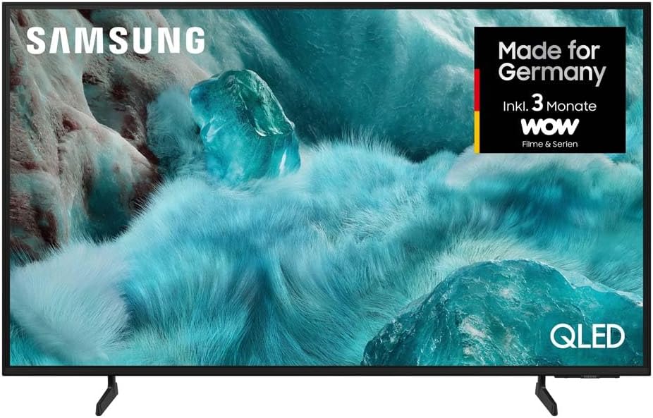 Samsung QLED Q7F2 4K 55 Zoll (138 cm) UHD Fernseher, Q4 AI Prozessor, Quantum Dot für Reale Farben, 4K Upscaling, Knox Security, Gaming Hub, Kostenlose Inhalte, Samsung Vision AI Smart TV