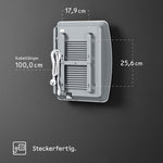 STIEBEL ELTRON Calefactor rápido CK 20 Premium, 2 kW para aprox. 25 m², certificado VDE, pantalla LC, temporizador semanal, temporizador de 120 min, modo silencioso, termoventilador de bajo consumo, baño, 237835
