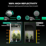 Set de cultivo completo para interior MARS HYDRO con controlador integrado WiFi, lámpara de cultivo TS1000 programable y regulable, armario de cultivo de 80x80x160 cm con alta reflectividad 1680D y kit de ventilación automática de 4"