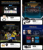 Erisin Autorradio Android 14 de 7 pulgadas, 8 núcleos, 4GB+64GB, Bluetooth, Navegador GPS para VW T5, Golf 5, Golf 6, Polo, Caddy, Tiguan, Touran, Passat, Seat, CarPlay inalámbrico, Android Auto, DAB+, DVD, DSP, WiFi, RDS, USB, OPS