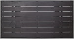 vidaXL Mesa de jardín mesa de comedor de jardín mesa de terraza mesa mesa de balcón muebles de jardín exterior terraza negro 120x70x66cm polirratán estructura de acero
