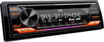 Autorradio CD JVC KD-DB622BT con DAB+, manos libres Bluetooth (procesador de sonido, USB, entrada auxiliar, control de Spotify, 4 x 50 vatios, iluminación de botones en rojo, sin antena)