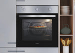 Horno empotrable CANDY FIDC X502, esmalte liso, 65 litros, multifunción, temporizador