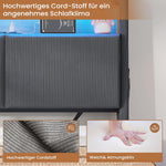 AOGLLATI Cama 90x200 con almacenamiento hidráulico, cama juvenil 90x200 con iluminación LED y estación de carga, cama tapizada individual, cama infantil con cabecero con almacenamiento, sin colchón (gris oscuro, 90x200 cm)