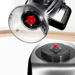 Procesador de alimentos compacto Bosch MultiTalent 8, más de 50 funciones, bol de 3,9 L, batidora de 1,5 L, cuchilla universal, para cortar y rallar (fino, grueso), disco batidor (nata), exprimidor, 1250 W, MC812844