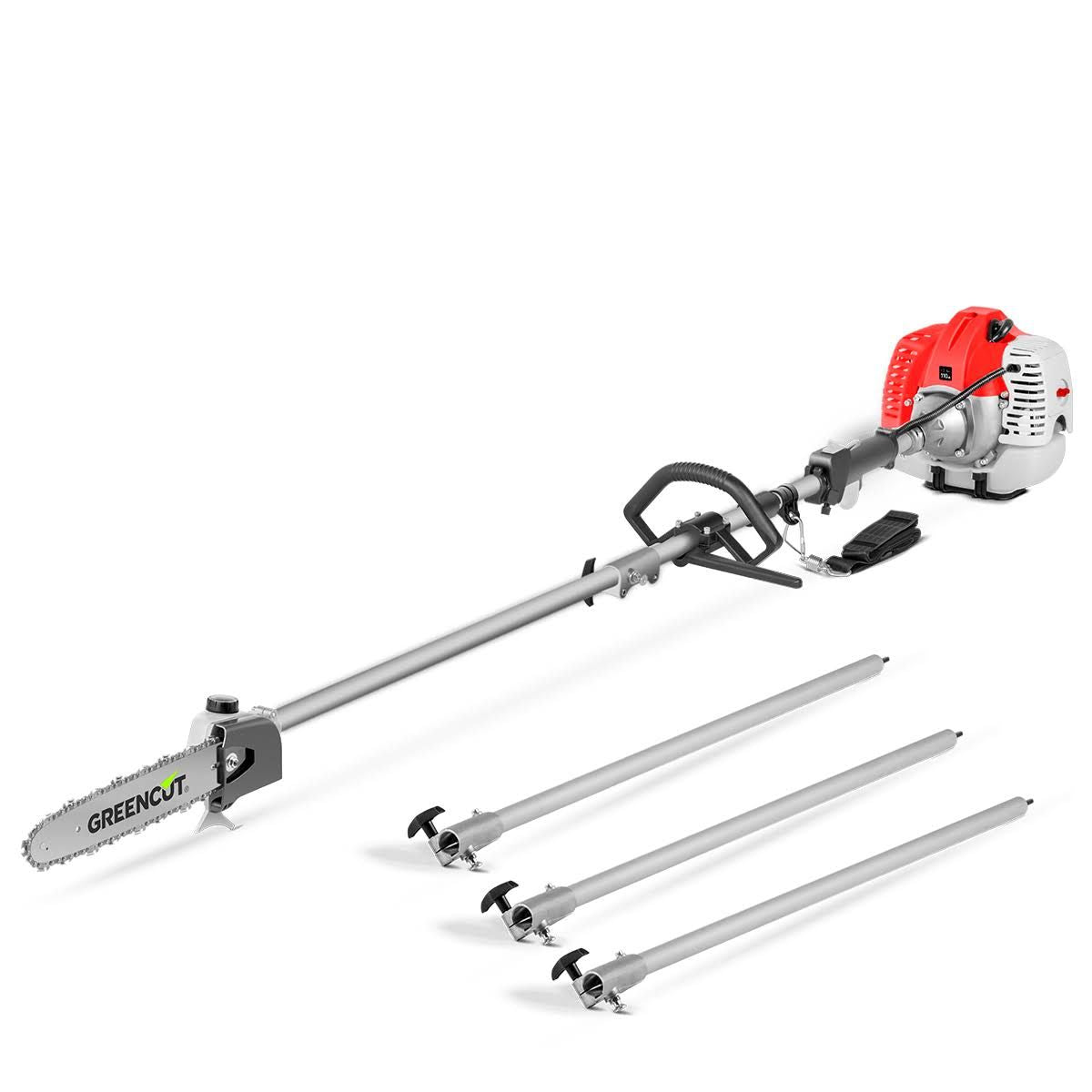 Pértiga podadora térmica 65 cc potencia 4,9 CV longitud máxima 5 metros