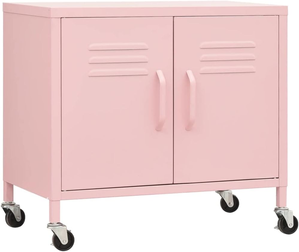 Armario de almacenamiento genérico rosa 60x35x56 cm de acero, Muebles, Armarios, Armarios de almacenaje y taquillas, 11,2 kg, 336265