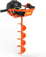 Ahoyadora de gasolina FX-EB152 52cc 3 CV con brocas de 100, 150 y 200 mm, ahoyadora para postes