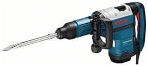 Martillo picador Bosch Professional GSH 7 VC (incl. empuñadura adicional, tubo de grasa, paño para la máquina, 1 cincel puntiagudo, SDS max, RTec Speed, 400 mm, maletín de transporte)
