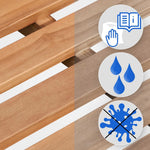 Banco de teca CLP Jackson V2 | Banco de madera resistente a la intemperie con respaldo | Banco de jardín estable de madera de teca maciza, color: Teca, tamaño: 120 cm