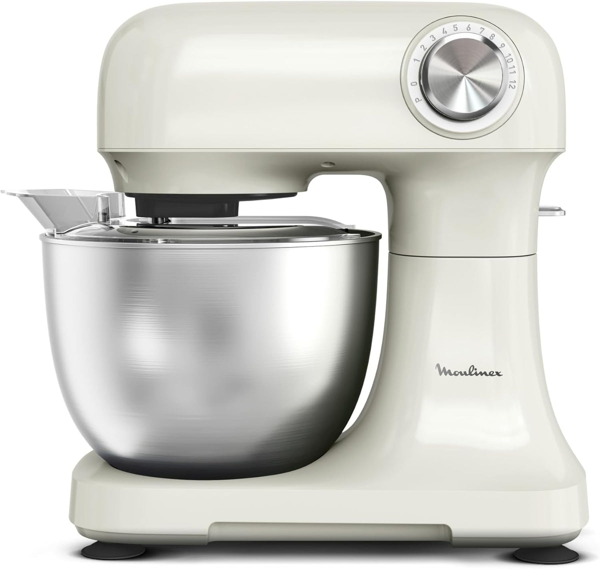 Moulinex, Bake Simple, Robot pastelero, compacto, fácil de usar, batidor de varillas, batidor y gancho amasador, QA141AF0