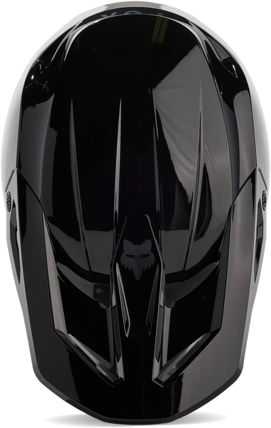 Casco Fox Racing V1 Solid Motocross MIPS Seguridad Confort Ajuste Regulable Ventilación Óptima Forro Extraíble y Lavable Protección contra Impactos Negro, Talla: M
