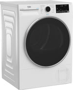 Secadora de ropa Beko 8kg, Stiftung Warentest BUENO (2,5), apta para alérgicos, secado higiénico, función de vapor SteamCure, 15 programas, Express, B3T42249S, blanco