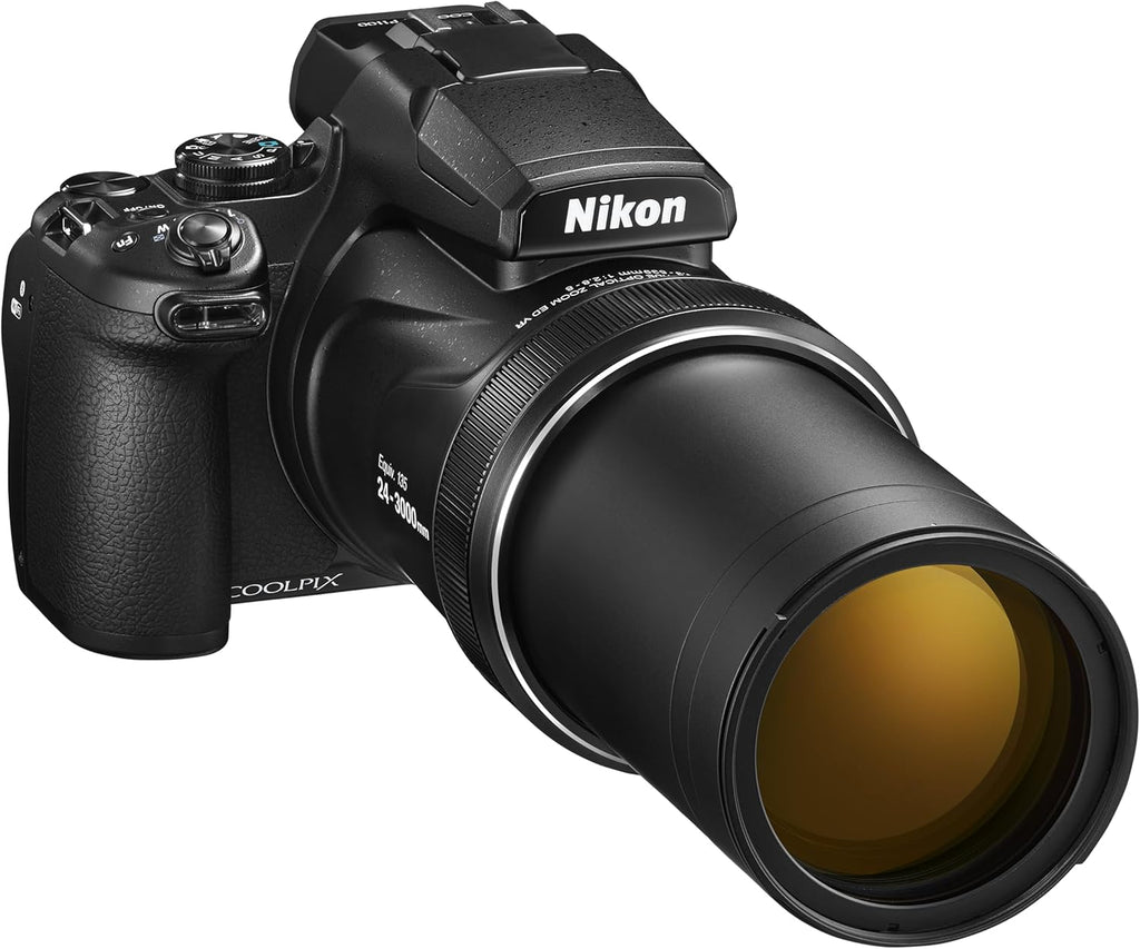 Nikon COOLPIX P1100 (zoom de 125x, distancia focal de 24-3000 mm, 16 MP, vídeo 4K)