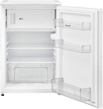 SHARP SJ-UD121T2W-EU freistehender Kühlschrank mit Gefrierfach (EEK D, 121 L, 40 dB), (Gemüsefach), Weiß, H83,8 x B54cm