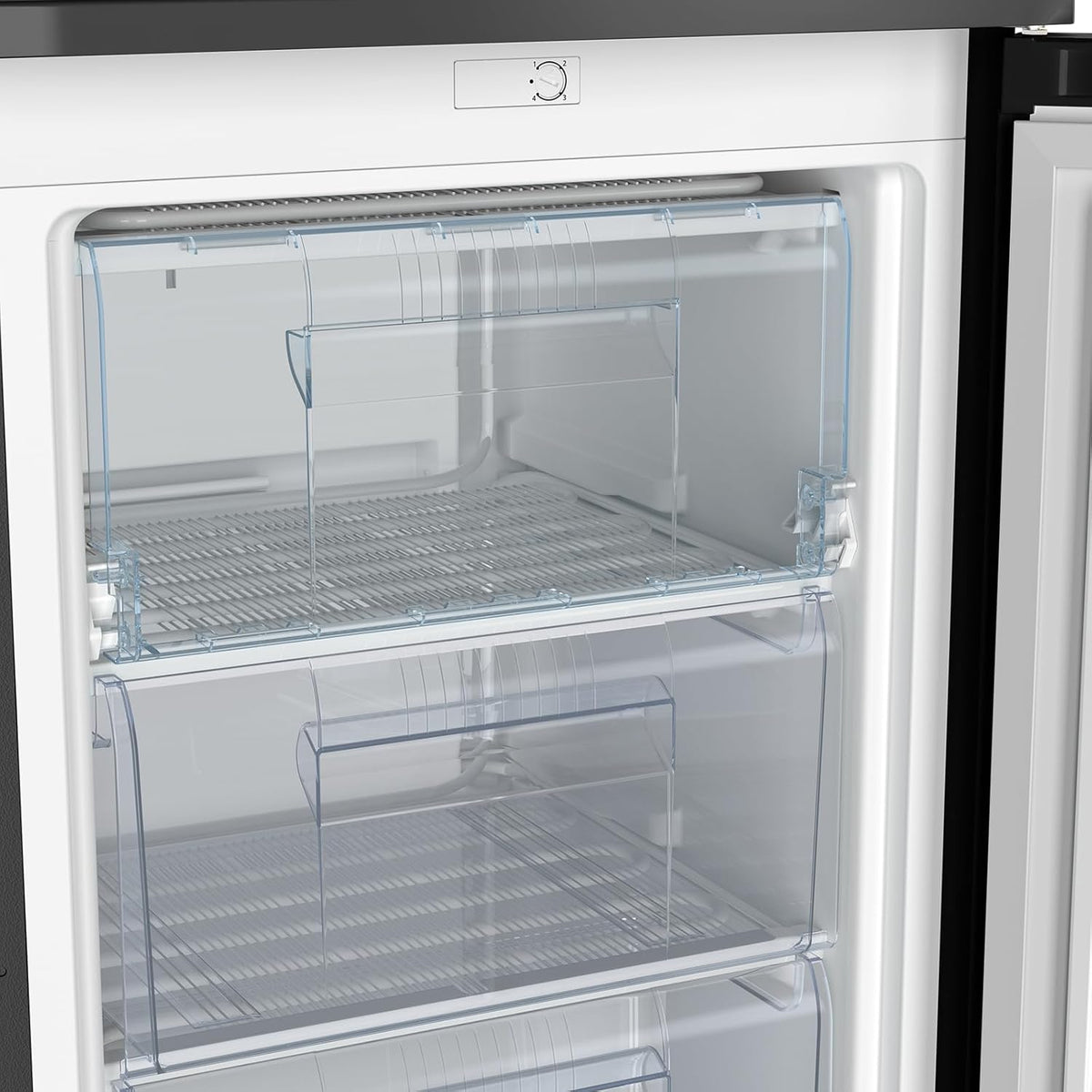 Congélateur vertical CHIQ de 85 L, mini congélateur à porte simple, porte réversible, thermostat réglable, petit congélateur pour la cave, la maison, la résidence étudiante, l'appartement ou le bureau