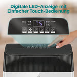 SereneLife klimagerät Mobil- mit Abluftschlauch, 12000 BTU WLAN, 4-in-1 Klimaanlage- Kühlen/Heizen/Ventilieren/Entfeuchten, Digitaldisplay, Timer und Fensterkit, bis 35m², für heiße Sommertage