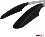Barras de techo longitudinales para Mercedes Vito W639 W447 2003 a 2023 Distancia entre ejes media L2, rieles de techo longitudinales para coche, gris, capacidad de carga 75 kg