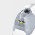 Limpiadora de vapor Kärcher SC 4 EasyFix blanco, presión de vapor: 3,5 bar, potencia: 2000 W, superficie: 100 m², sistema de 2 depósitos: 0,5 l + 0,8 l, con kit de limpieza de suelos y boquillas