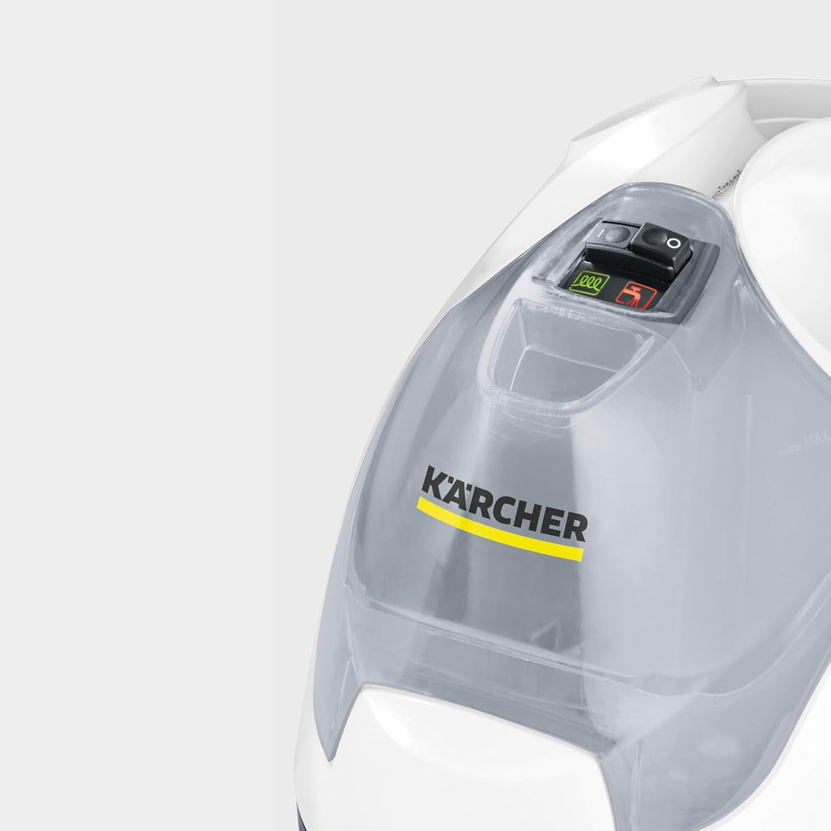 Limpiadora de vapor Kärcher SC 4 EasyFix blanco, presión de vapor: 3,5 bar, potencia: 2000 W, superficie: 100 m², sistema de 2 depósitos: 0,5 l + 0,8 l, con kit de limpieza de suelos y boquillas