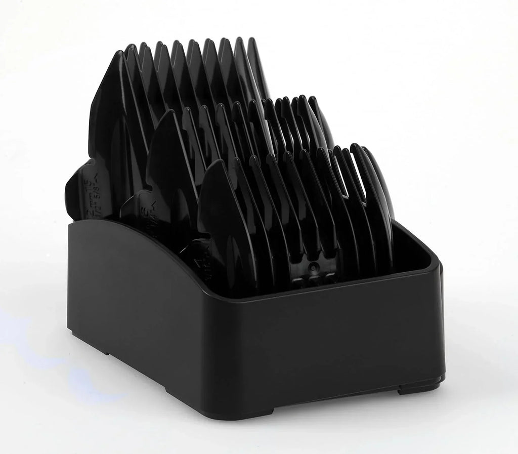 Cortapelos ER-DGP82 serie profesional con cuchilla de titanio y carbono, funcionamiento con batería y red, 5 longitudes de corte y 3 peines accesorios