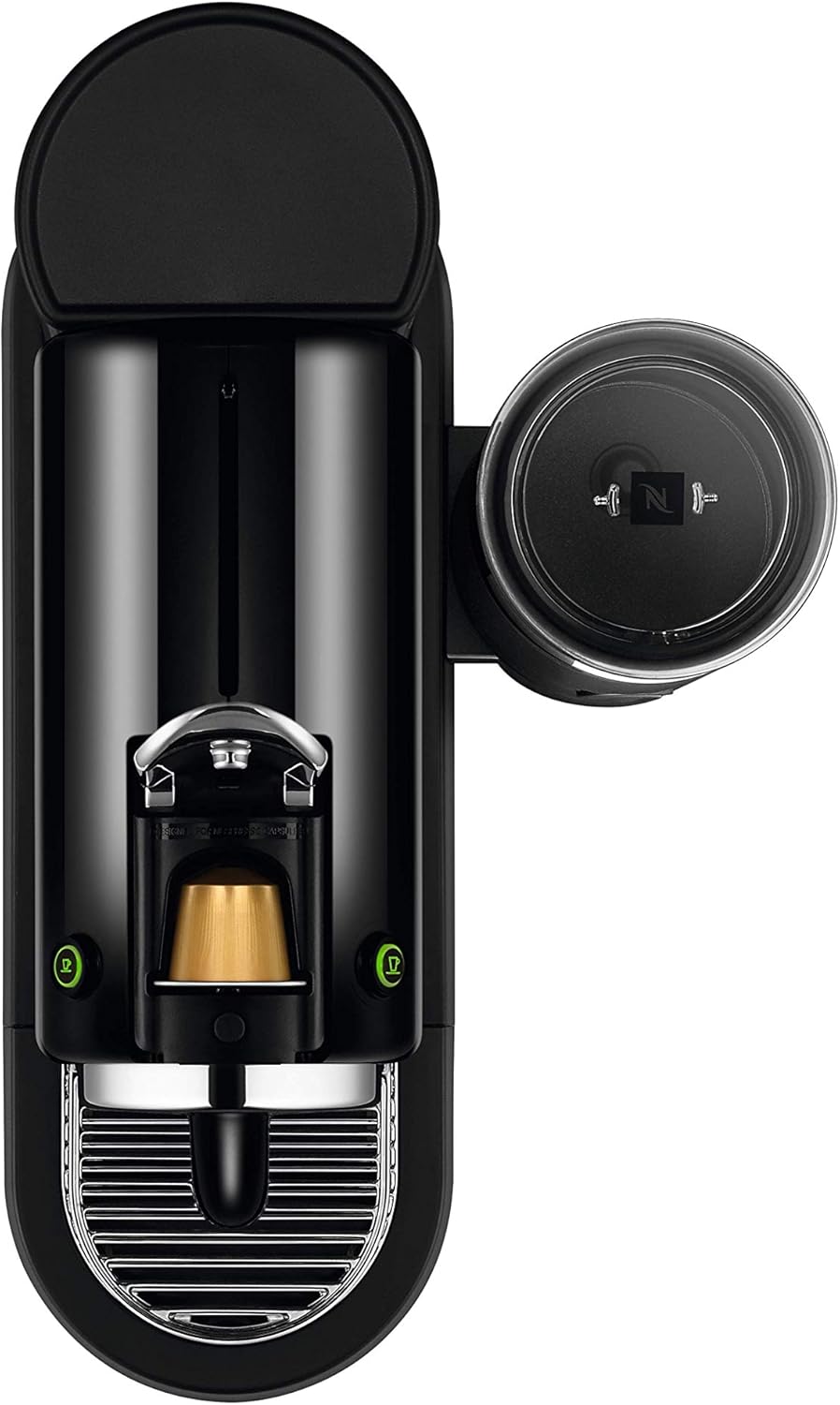 De'Longhi Nespresso Citiz EN267.WAE Kaffeemaschine mit Milchaufschäumer, Energiesparfunktion, Schwarz