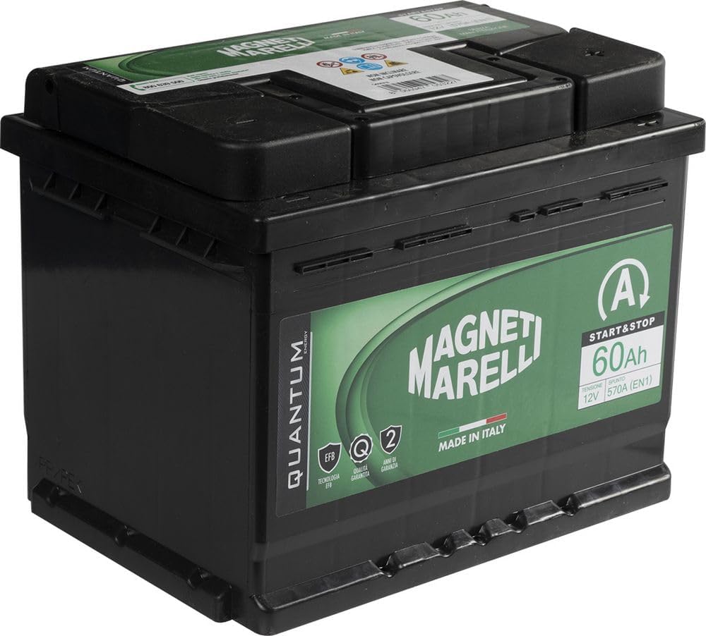 Batería de coche Quantum Energy Magneti Marelli, 60 Ah, 12 V, 520 A, start-stop